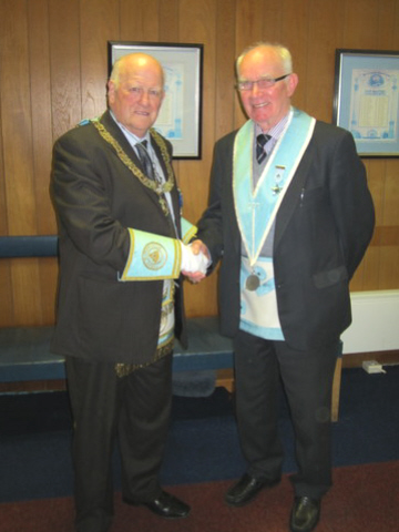 RW.Bro Harry Weir and VW.Bro Henry Keys