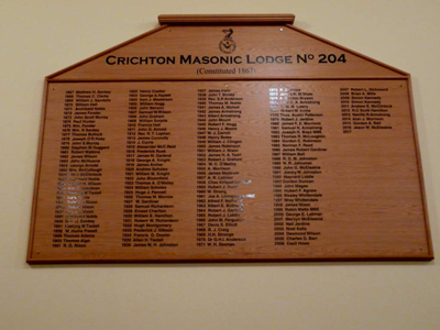 Past Master's Board