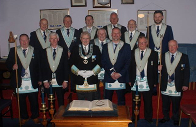 Installation of 240th Worshipful Master, Newtownstewart ML 547